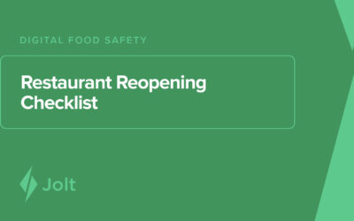 Restaurant Reopening Checklist